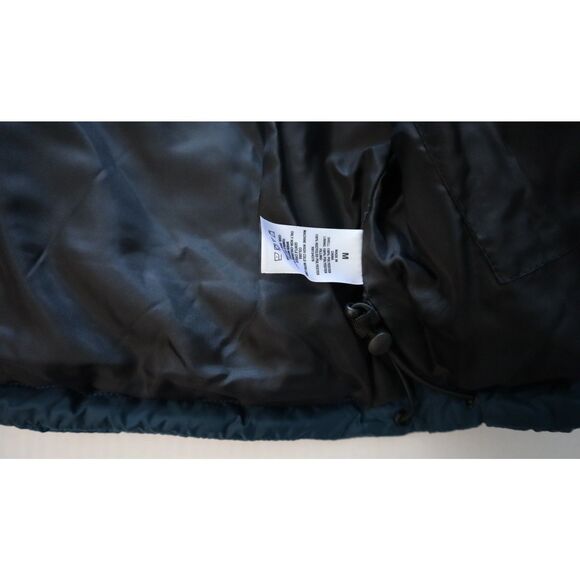 Aeropostale 3083 Men's Sz M Teal/Black Colorblock Heavyweight Puffer Jacket - Picture 5 of 13